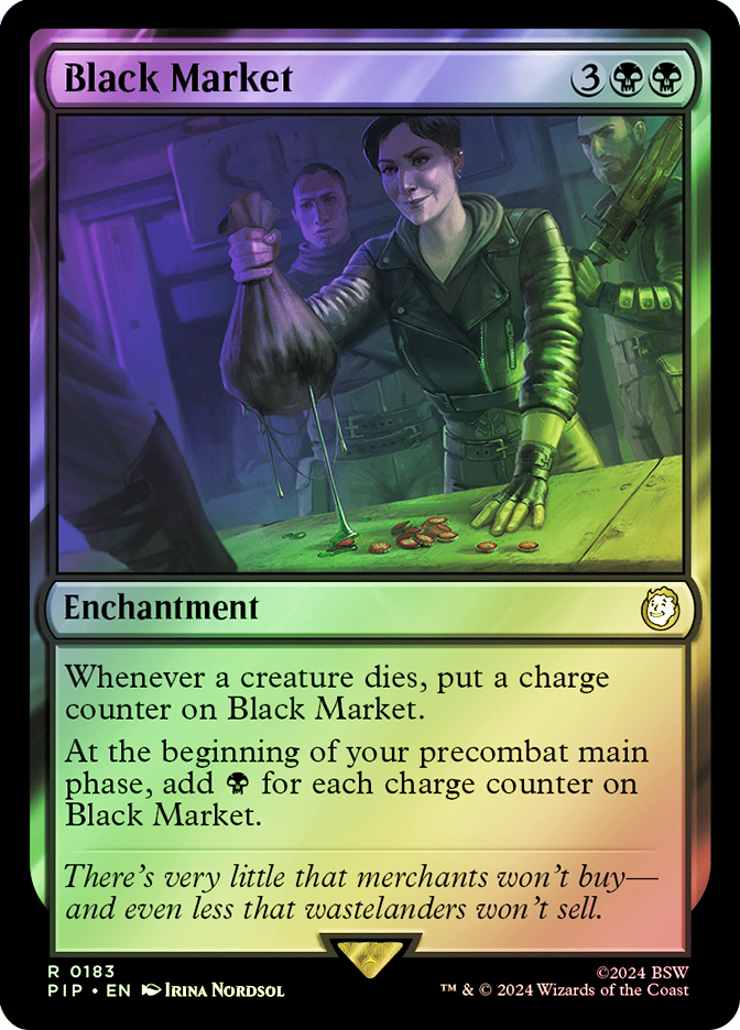 MTG 【Foil】MMQ 闇市場/Black Market 英語 Black Market Magic the Gathering Proxy