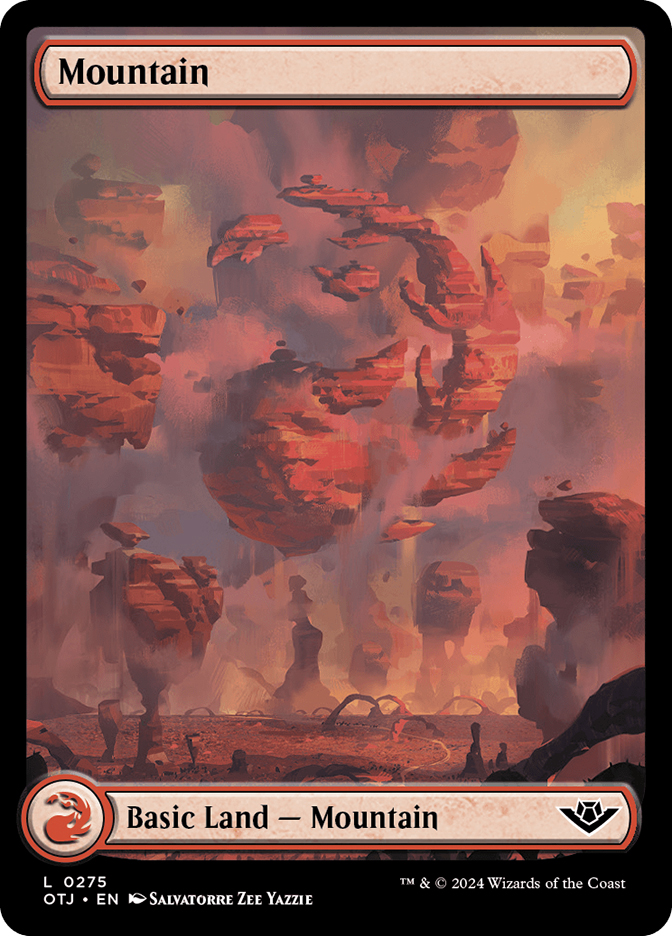 Mountain (#275) (Full Art) | Outlaws of Thunder Junction