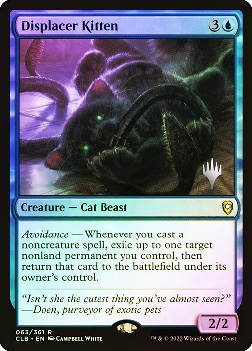 Displacer Kitten (Promo Pack) (Commander Legends: Battle for