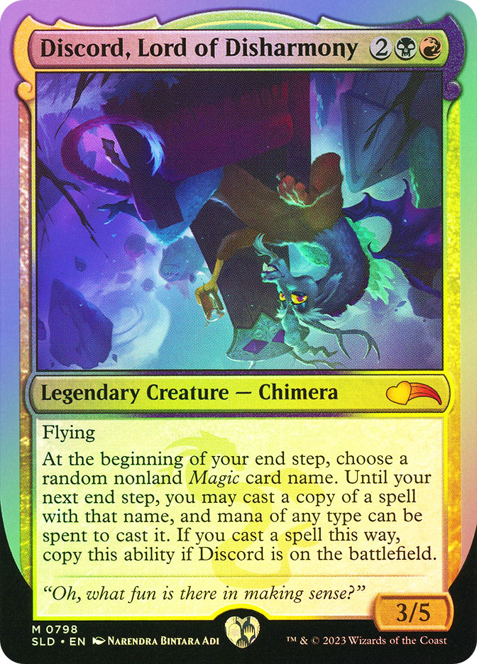 discord mtg card Discord, Lord of Disharmony (Ponies: The Galloping) | Secret Lair Drop