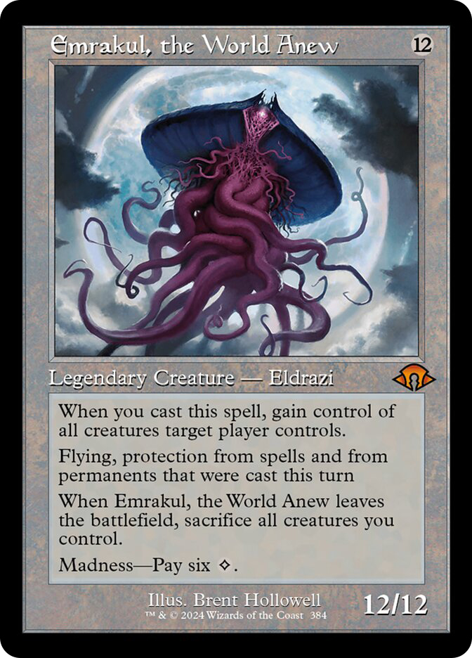 再誕世界、エムラクール/Emrakul, the World Anew　ポスター Emrakul, the World Anew (Retro Frame) | Modern Horizons 3