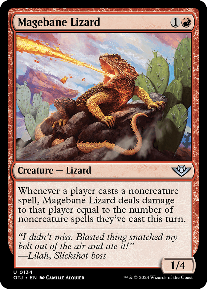 Magebane Lizard | Outlaws of Thunder Junction | Star City Games