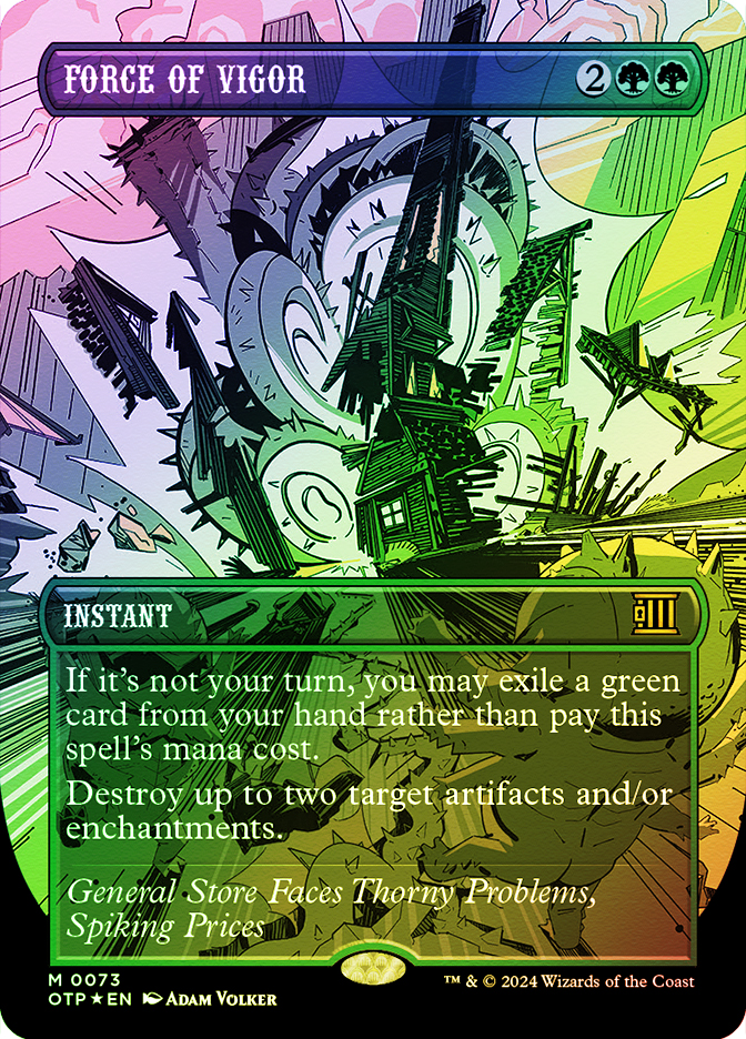 MTG 活性の力/Force of Vigor MH1 日本語 foil Foil】(021)□旧枠□《活性の力/Force of Vigor》[MH1-RT] 緑R