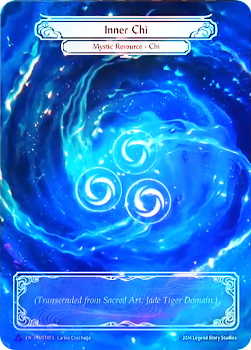 聖なる技　翡翠の虎の地　マーベル JP】《Cold Foil》[神秘 忍者] 聖なる技:翡翠の虎の地//内なる気