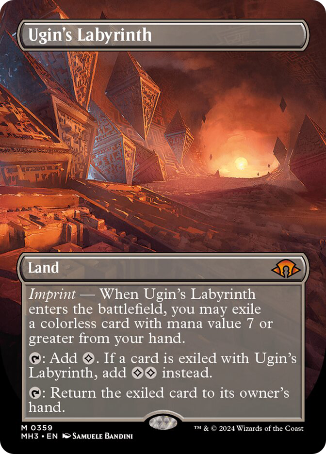 Ugin's Labyrinth (Borderless) | Modern Horizons 3 - Variants