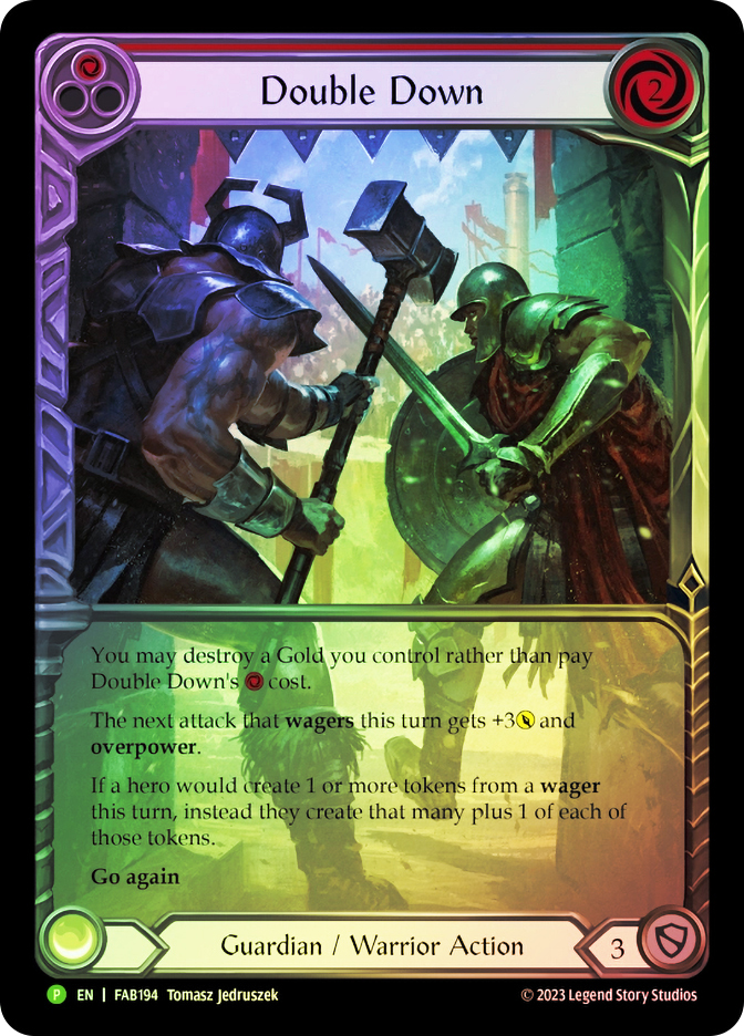 Flesh and Blood Double Down 3枚 Double Down (Calling) | Promotional Cards | Star City Games
