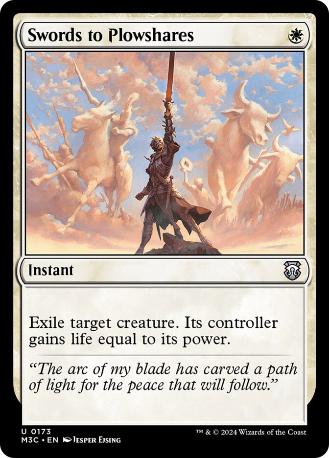 [EN]Swords to Plowshares[J13][Foil]×3 Swords to Plowshares (Secret Lair) (#1021) | Promo: General