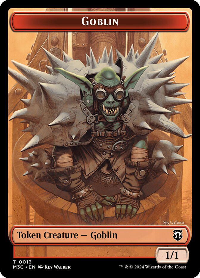 ゴブリントークン　goblin token 3枚セット GoblinToken__85989.1717777128.