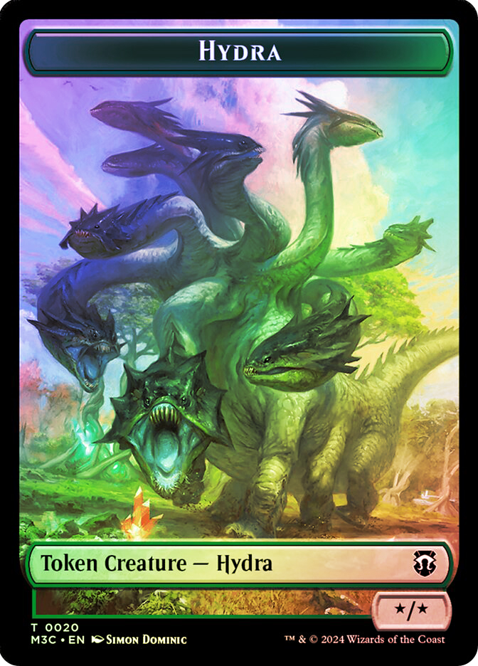 【MTG】Premium Foil Token set Serialized (X/10) Foil Sliver Token With Number Display (0