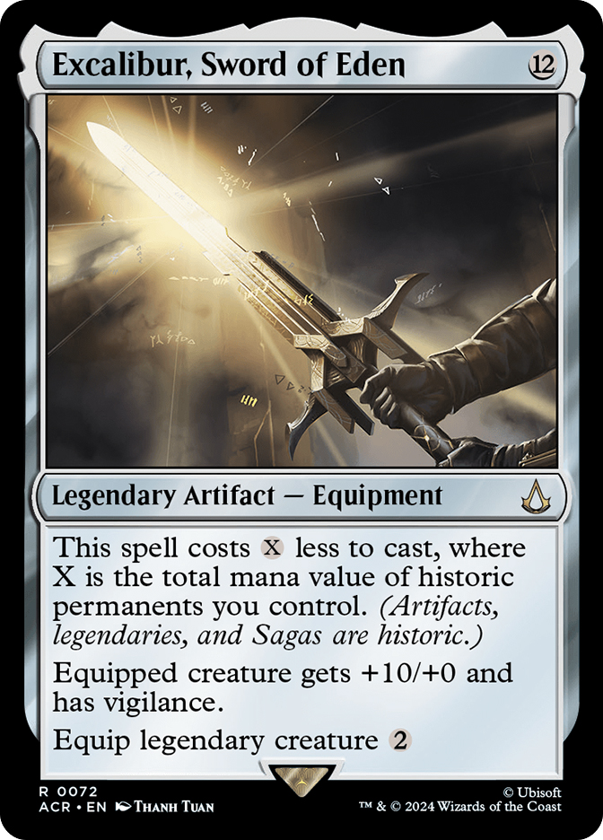 Excalibur, Sword of Eden [Assassin's Creed] - Moderately Played