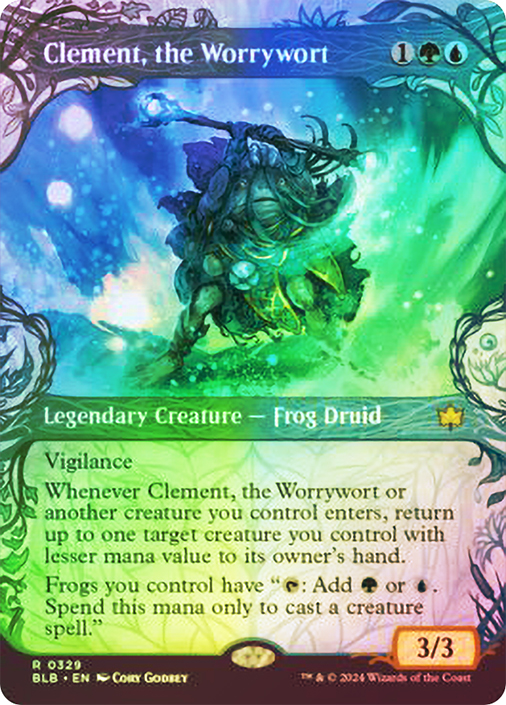 心配潮、クレメント/Clement, the Worrywort 英語 Clement, the Worrywort | Bloomburrow | Star City Games