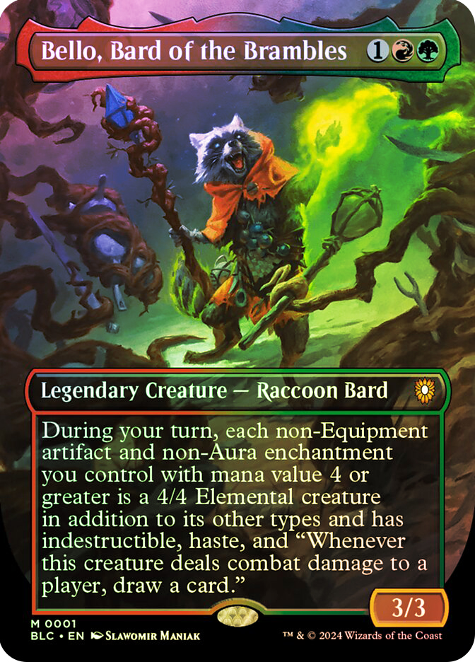 茨の吟遊詩人、ベロ/Bello, Bard of the Brambles Bello, Bard of the Brambles | Bloomburrow Commander | Star City Games