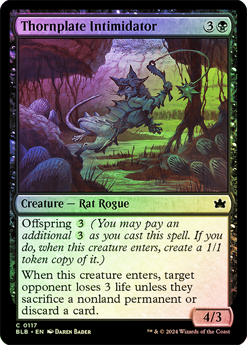 Thornplate Intimidator | Bloomburrow | Star City Games
