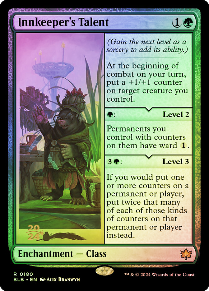 Innkeeper's Talent (Prerelease) (Bloomburrow) | Promo | Star City