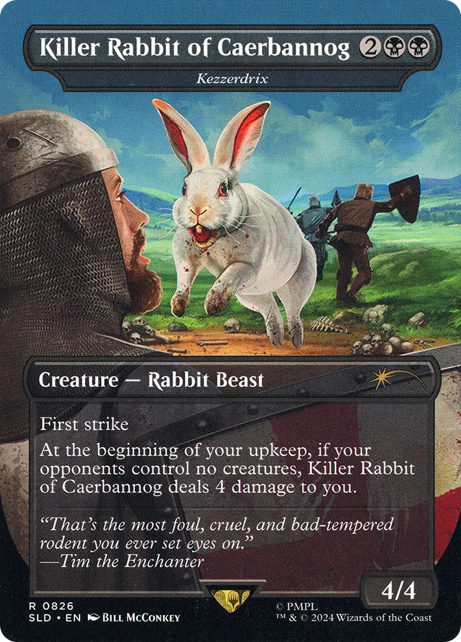 Kezzerdrix (Killer Rabbit of Caerbannog) (Monty Python) | Secret