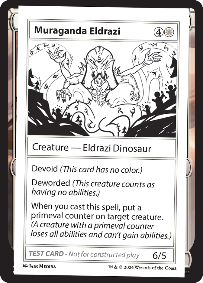 Muraganda Eldrazi | Mystery Booster - Test Cards (No Symbol