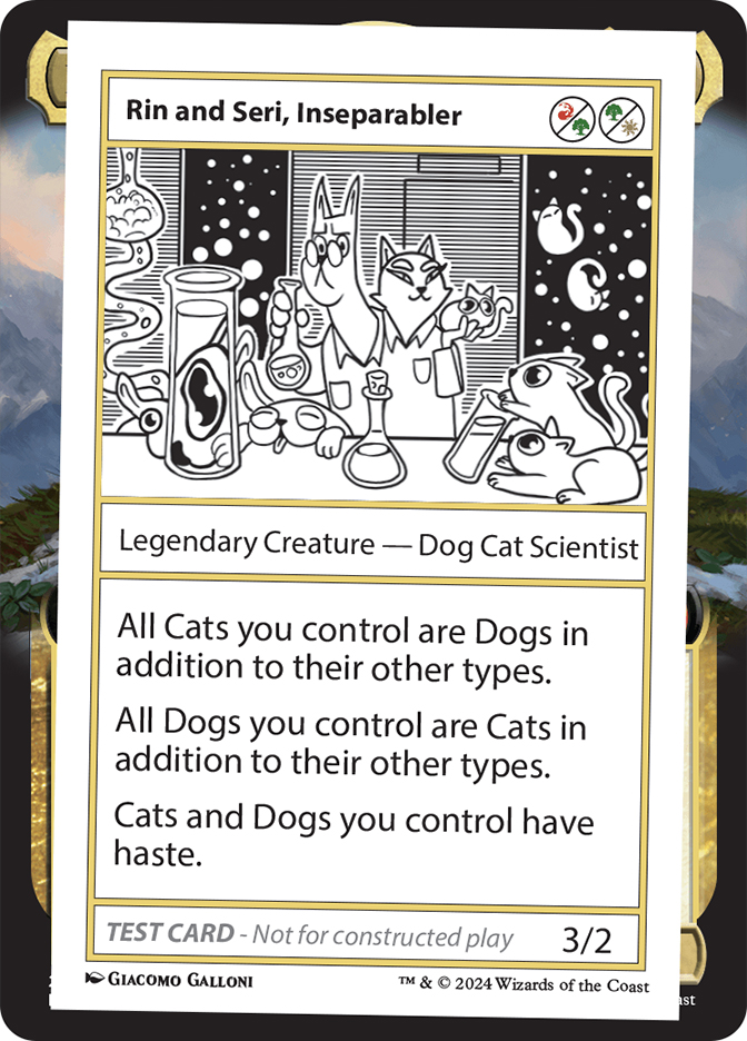 Rin and Seri, Inseparabler | Mystery Booster - Test Cards (No
