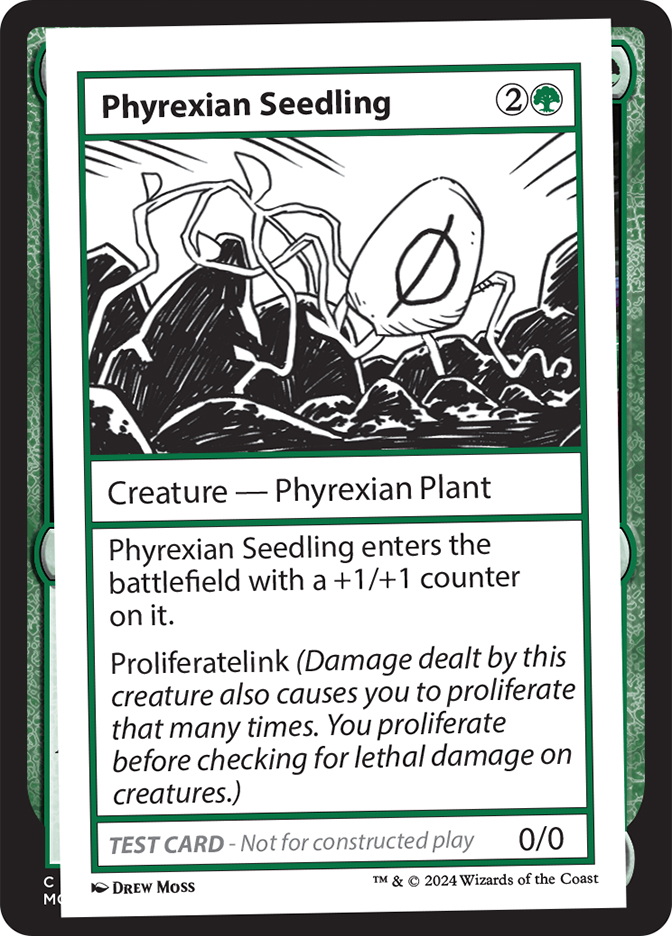 Phyrexian Seedling | Mystery Booster - Test Cards (No Symbol