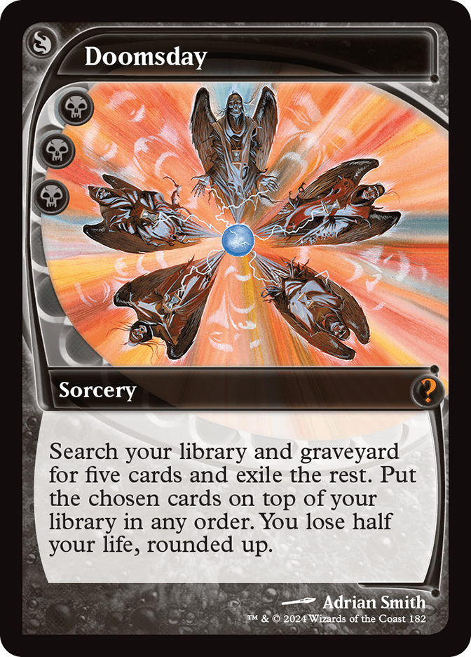 doomsday mtg card - Jaime Jones - Star City Games Open Flying When Doomsday Specter enters the battlefield Card Name: Doomsday, 4 cards