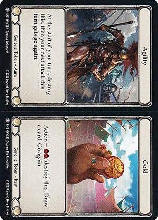 その他 fab Agility token (cold foil) agility-gold__43087.1725029975