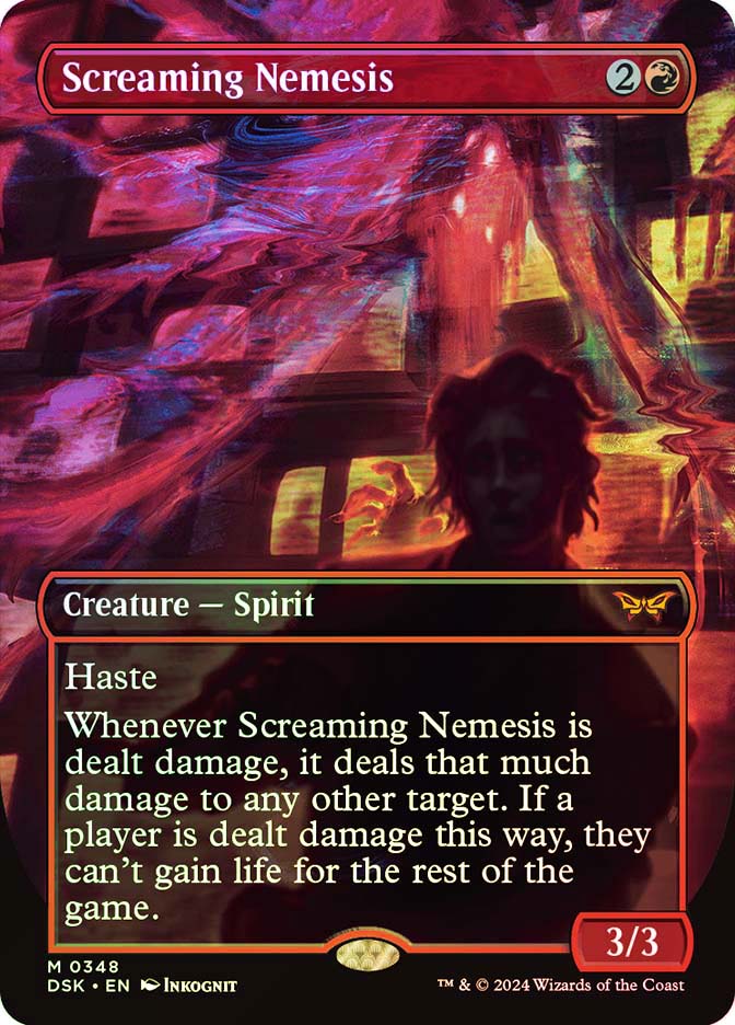 MTG 叫ぶ宿敵　Screaming Nemesis 赤　日本語　3枚セット ScreamingNemesis348__01388.