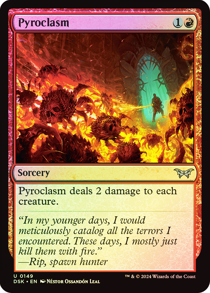 MTG　Foil　第７版　英語版　紅蓮地獄　Pyroclasm 紅蓮地獄/Pyroclasm》[HvM] 赤U | 日本最大級 MTG通販サイト