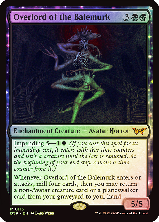 MTG - Overlord of the Balemurk 2枚セット Overlord of the Balemurk | Duskmourn: House of Horror | Star City