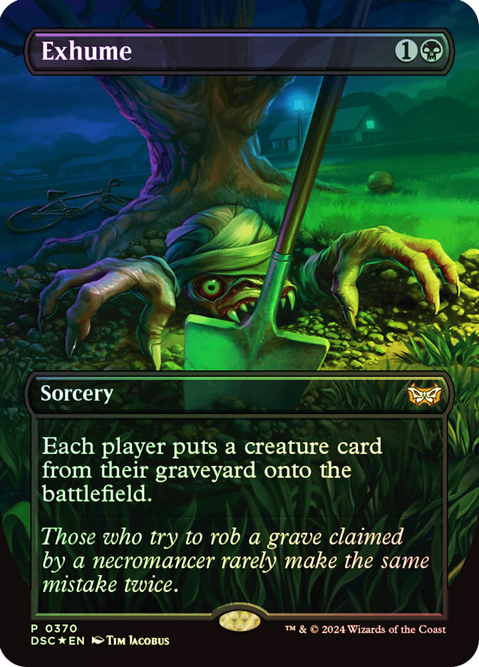 mtg cards like exhume Urza's Saga Black Common x2 UNPLAYED Near Mint Cond Each player puts a creature card from his or her graveyard onto the battlefield. Exhume