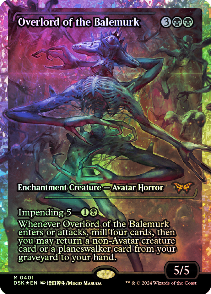 overlord mtg cards Magic The Gathering Sliver create a tapped colorless land token named Everywhere that is every basic land type. Overlord of the Balemurk |