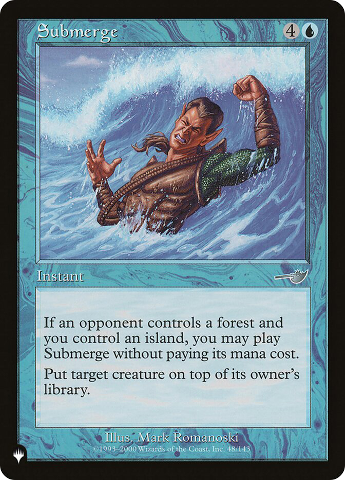MTG 水没 submerge英語 foil Submerge | Mystery Booster / The List | Star City Games