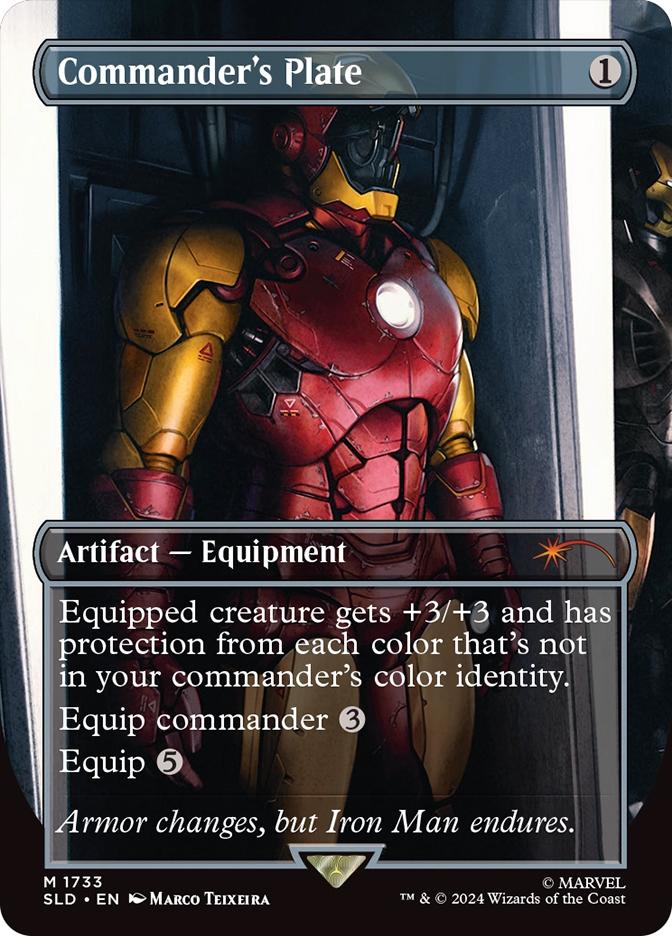 Commander's Plate (Marvel) | Secret Lair Drop | Star City Games