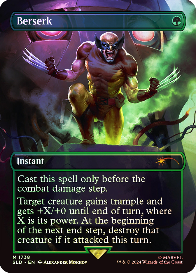 MTG Berserk foil 4枚 Berserk1738__21205.1729530515.
