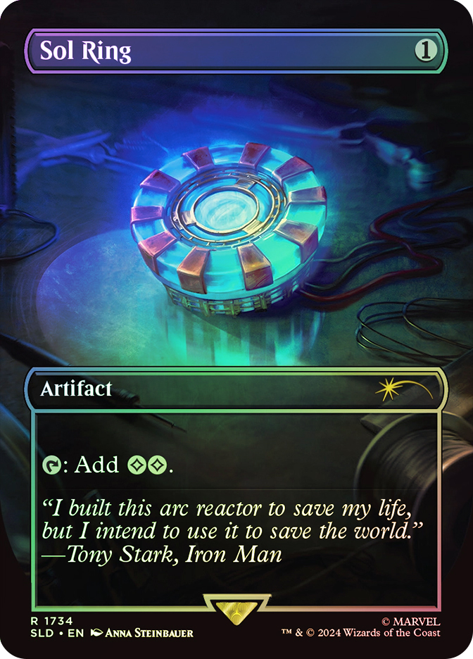 Mtg SECRET LAIR ギャラクシーFoil 太陽の指輪 MTG【ギャラクシーFoil】太陽の指輪/Sol Ring(1494)1枚