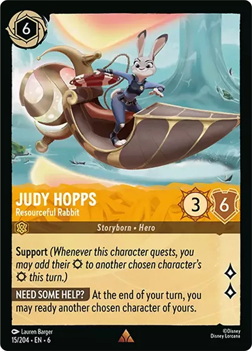 ジュディ キャラクターカード レベル3 PR promo card judy-hopps-resourceful-