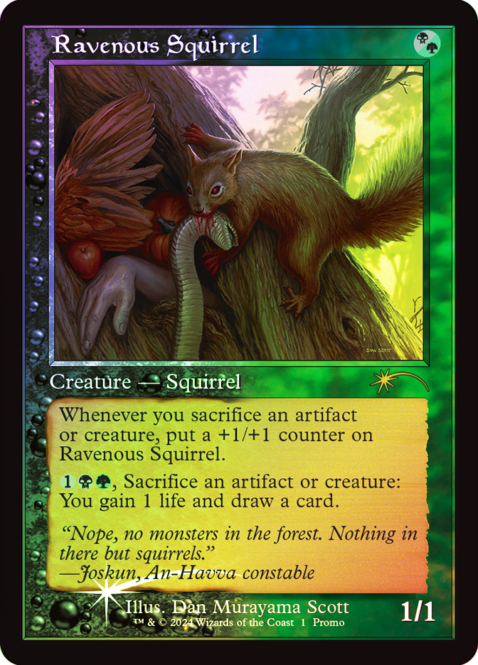 Ravenous Squirrel (Open House) (Retro Frame) | Promo