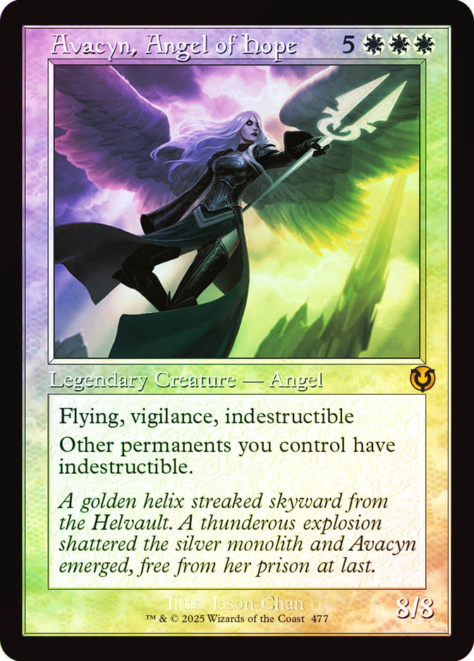 マジック：ザ・ギャザリング Avacyn, Angel of Hope poster art Foil Avacyn, Angel of Hope - Innistrad Remastered - Borderless
