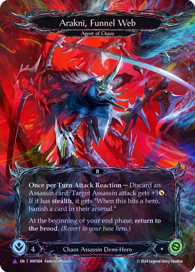 Fab Arakni, Tarantula 英語版 Marvel Arakni, Tarantula - The Hunted - Flesh & Blood TCG - FaB Foundry