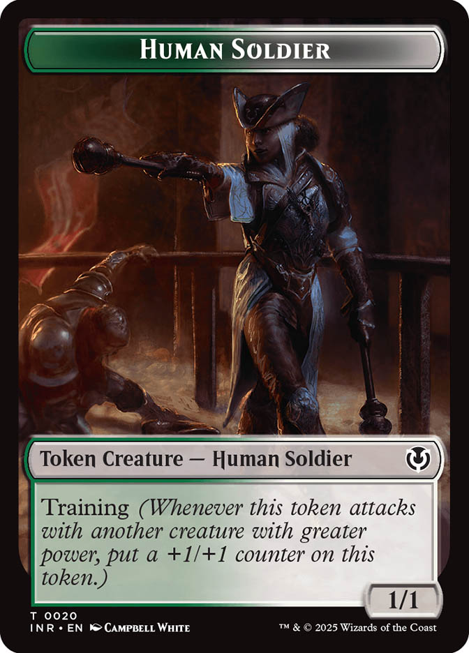Human Soldier Token} // {Tamiyo, Field Researcher Emblem