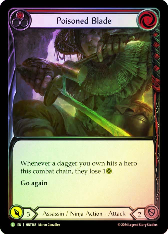 Poisoned Blade (Red) | The Hunted | Star City Games