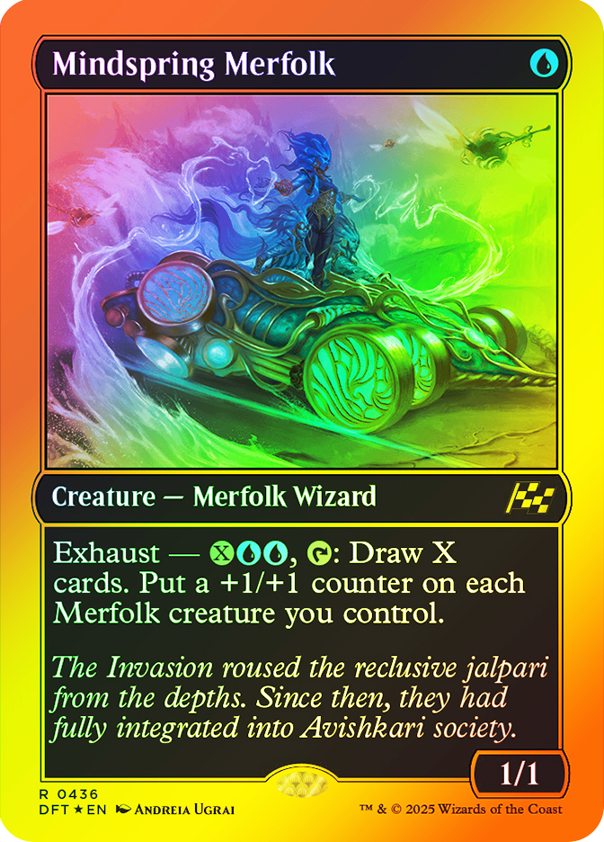 Mindspring Merfolk (First Place Foil) | Aetherdrift