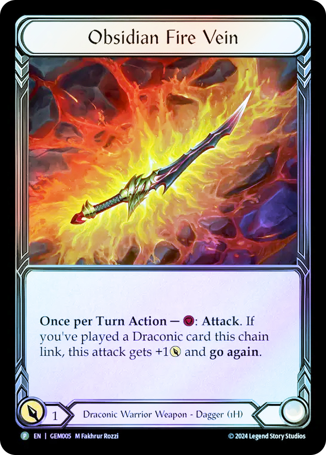 その他 FAB Obsidian Fire Vein CF Obsidian Fire Vein (GEM Pack) (#005) | GEM Pack | Star City
