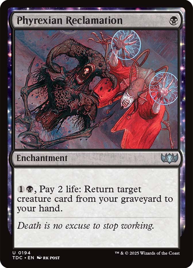 Phyrexian Reclamation | Tarkir: Dragonstorm Commander | Star City