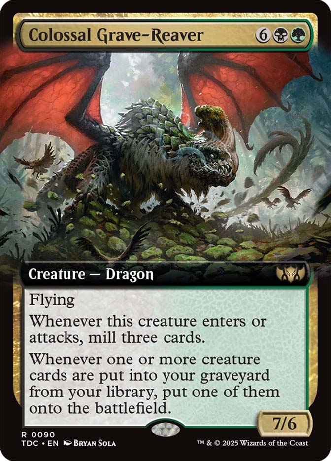 Colossal Grave-Reaver | Tarkir: Dragonstorm Commander | Star City