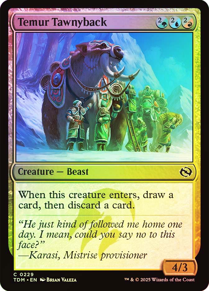 temur card sleeves Ultra Pro Tarkir: Dragonstorm Playmat (Eshki, Temur's Roar)