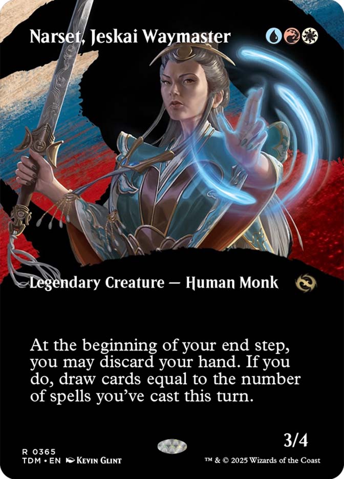 mtg narset cards Narset, Enlightened Exile PROWESS Spells Magic Commander Deck You may reveal a noncreature Magic the Gathering - Narset,