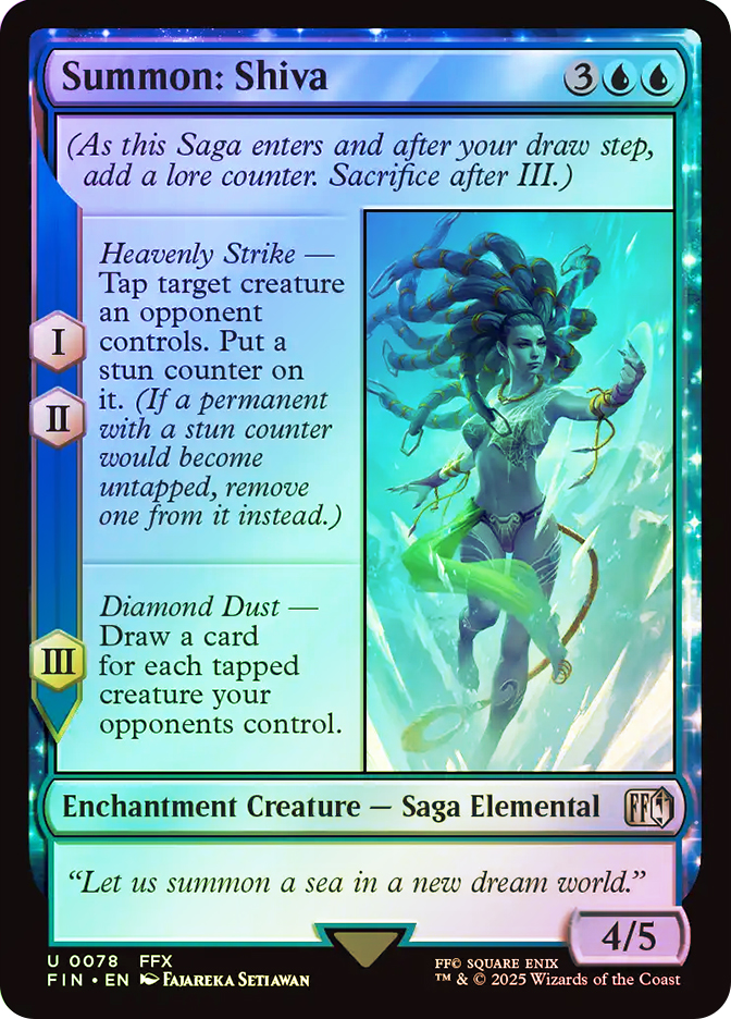 MTG シヴァ/Shiva【Foil】 Summon: Shiva | Final Fantasy Foil | Card Kingdom