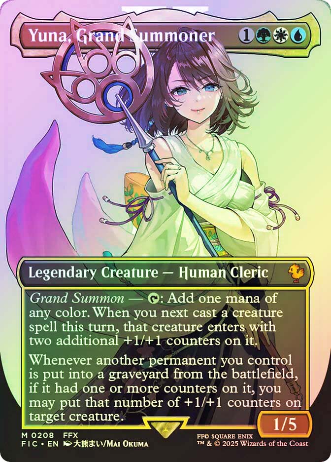 MTG FF 大召喚士ユウナ Yuna, Grand Summoner Yuna, Grand Summoner #8 FOIL MTG Final Fantasy FIC NM X1 | eBay
