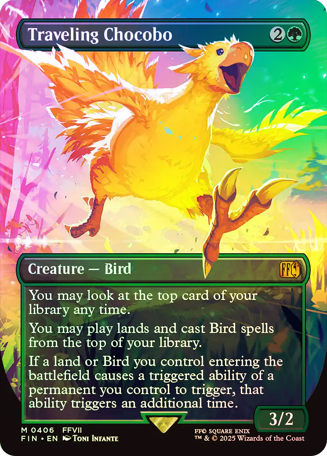 旅するチョコボ/Traveling Chocobo foil＆非foil 旅するチョコボ foil Traveling chocobo フルアート 拡張 - メルカリ