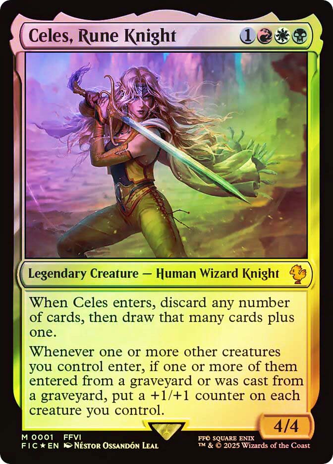 ルーンナイト、セリス/Celes, Rune Knight サージ　foil ルーンナイト、セリス/Celes, Rune Knight サージ foil