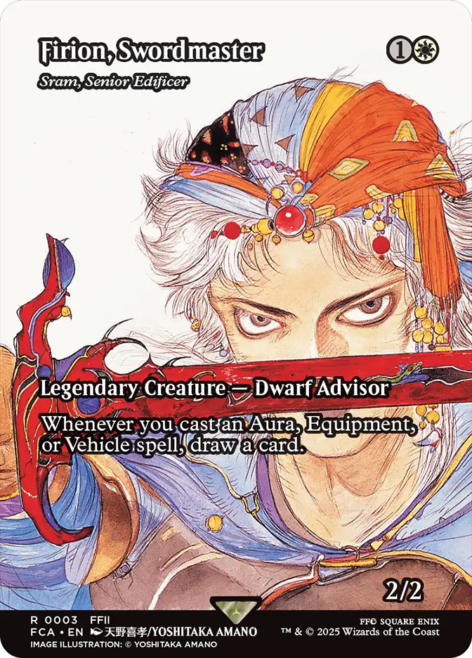 sram mtg final fantasy Firion, Swordmaster block) closed.class Sram, Senior Edificer (Firion, Swordmaster)